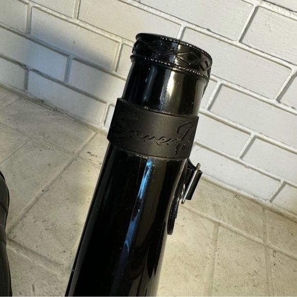 Seven7 Black Rain Boots Tall Size 9 - Picture 7 of 12